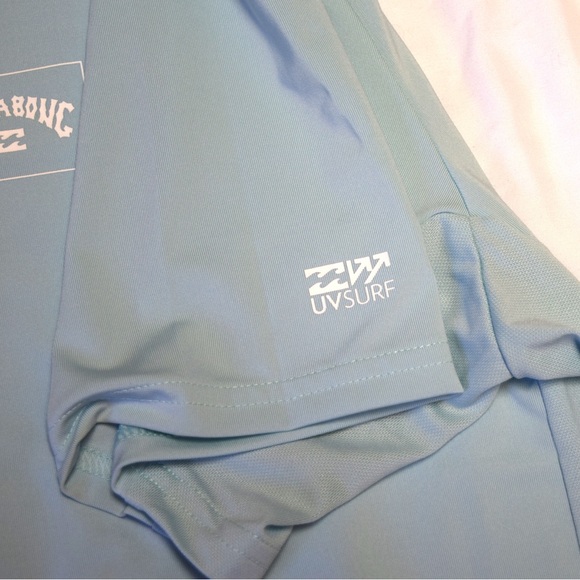 Billabong Men's Light Blue Polo Shirt - Picture 3 of 5